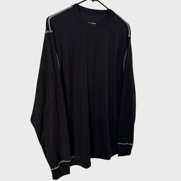 Polarmax Technical Base Layer Shirt Black Men's Size Large Thermal Long-Sleeve - Picture 3 of 10